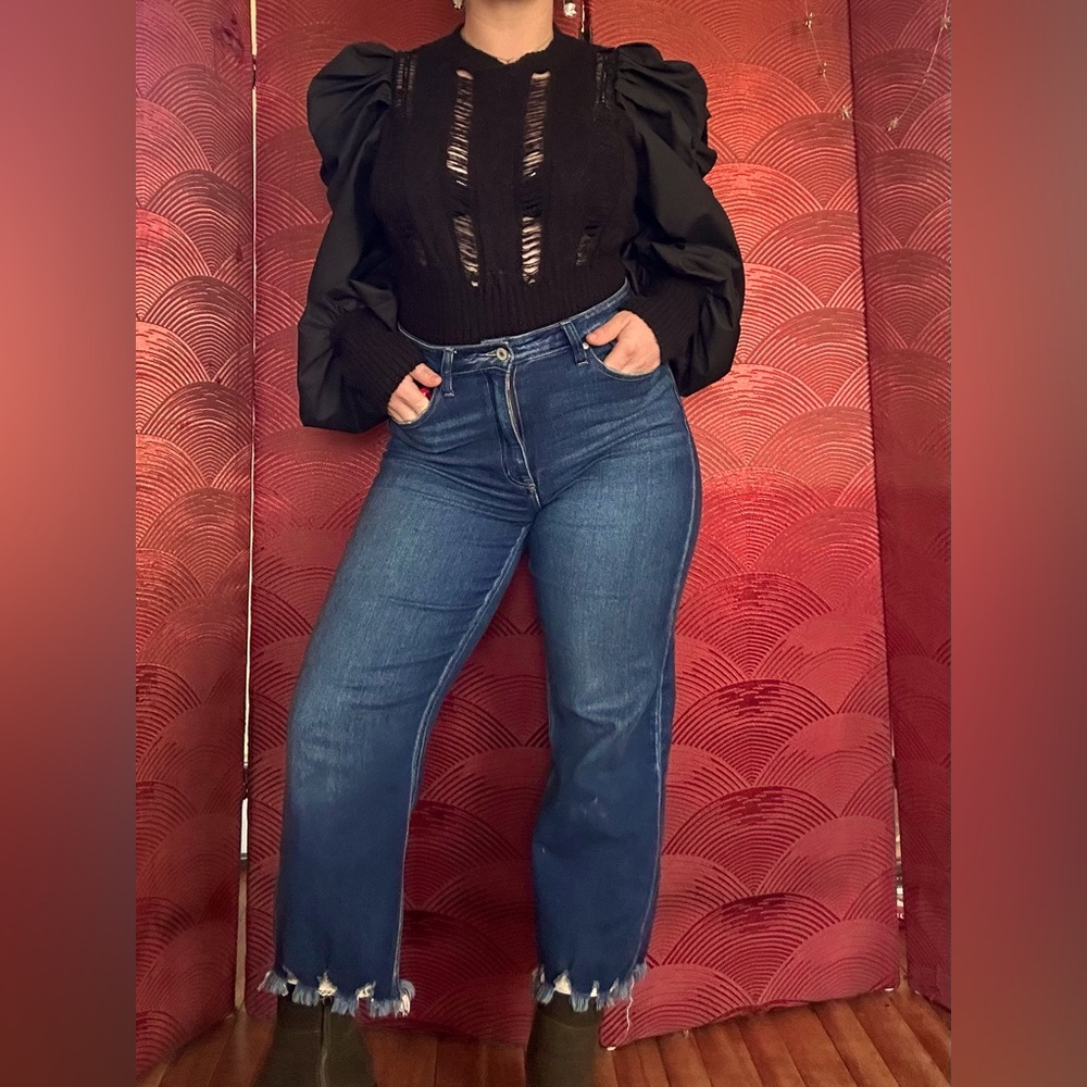 Kate Hewko Distressed Knit Top